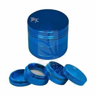 Grinder Aluminio 4 partes Azul 40 mm.