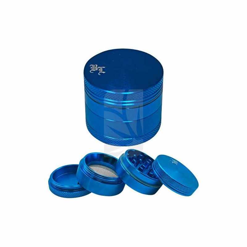 Grinder Aluminio 4 partes Azul 40 mm.