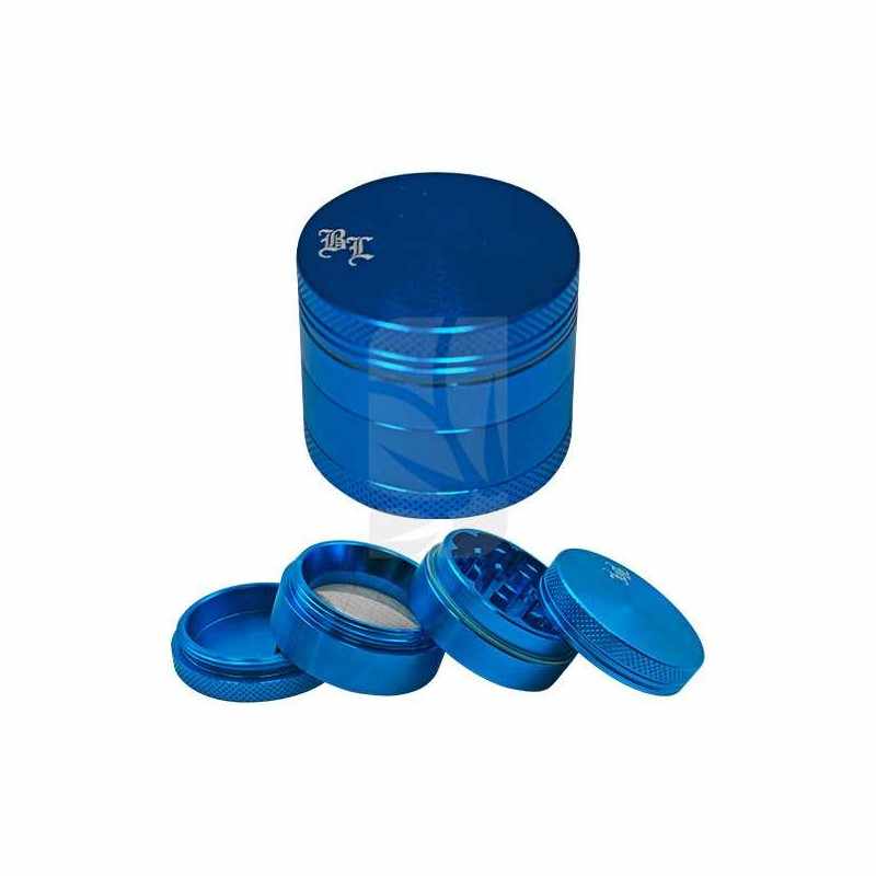 Grinder en Aluminium 4 Parties Bleu 40 mm Grinder en Aluminium 4 Parties Bleu 40 mm