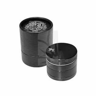 4-Part Aluminum Grinder Black 40 mm