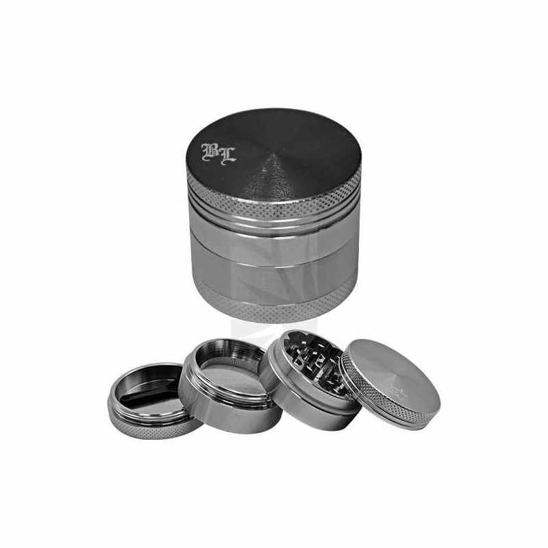 Grinder Aluminio 4 partes Gris 40 mm.