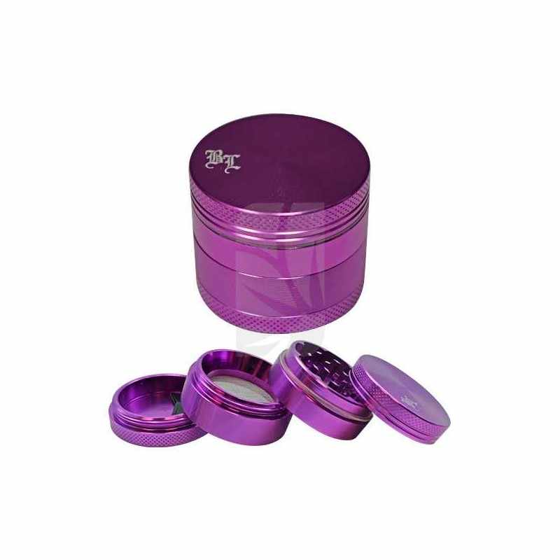 Grinder in Alluminio 4 Parti Viola 40 mm