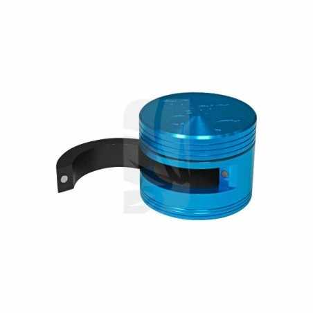 Grinder 3 Partes com Porta 62 mm Azul