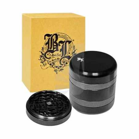 Grinder Aluminio 5 partes Gris/Negro 55 mm.