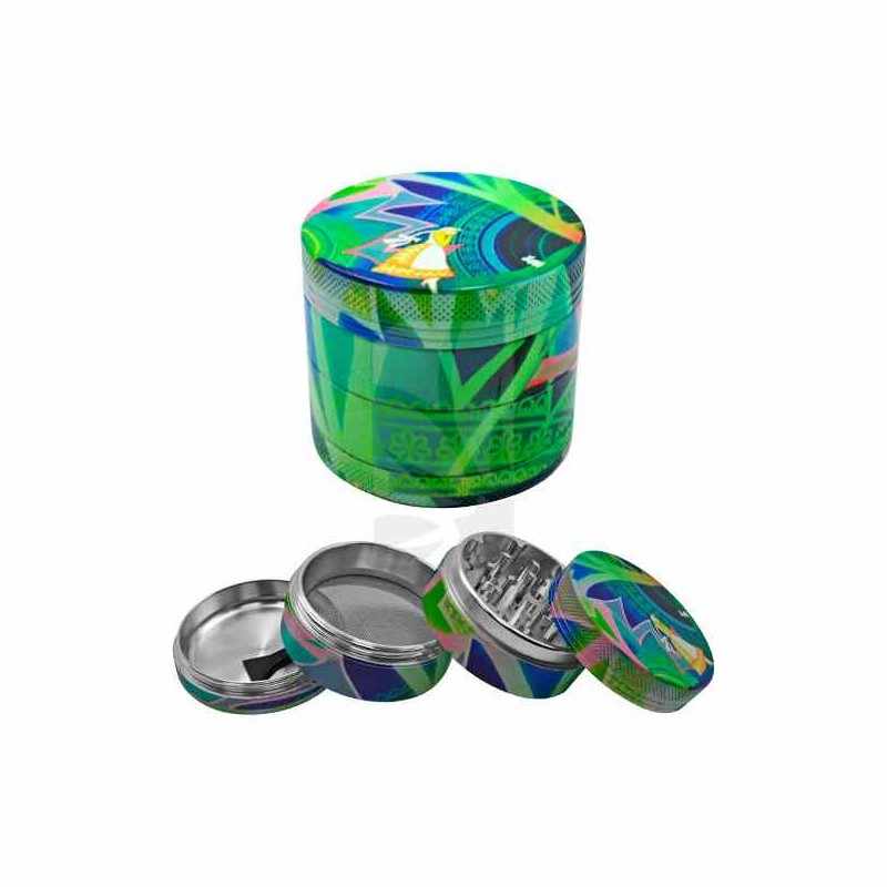Grinder 4 partes Alice Aluminio 50 mm. Grinder 4 partes Alice Aluminio 50 mm.