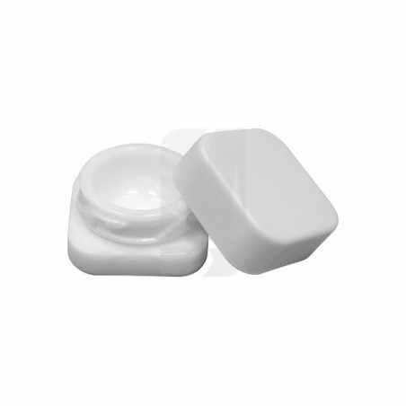 Récipient Blanc Opaque Carré 5 ml