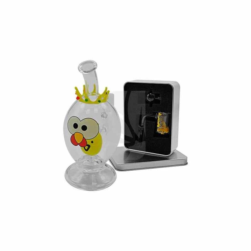 Bong de Cristal King Egg 160 mm.