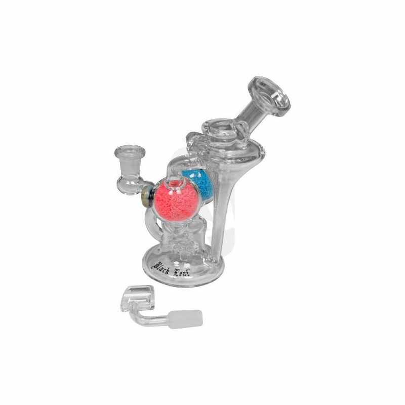 Bong Glow in the Dark 170 mm. Rojo/Azul Bong Glow in the Dark 170 mm. Rojo/Azul
