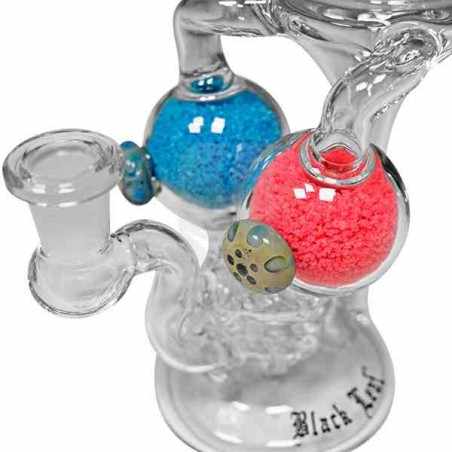 Bong Glow in the Dark 170 mm Rosso/Blu