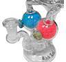 Bong Glow in the Dark 170 mm. Rojo/Azul Bong Glow in the Dark 170 mm. Rojo/Azul
