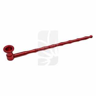 Pipa in alluminio rosso con adattatore per filtro 252 mm