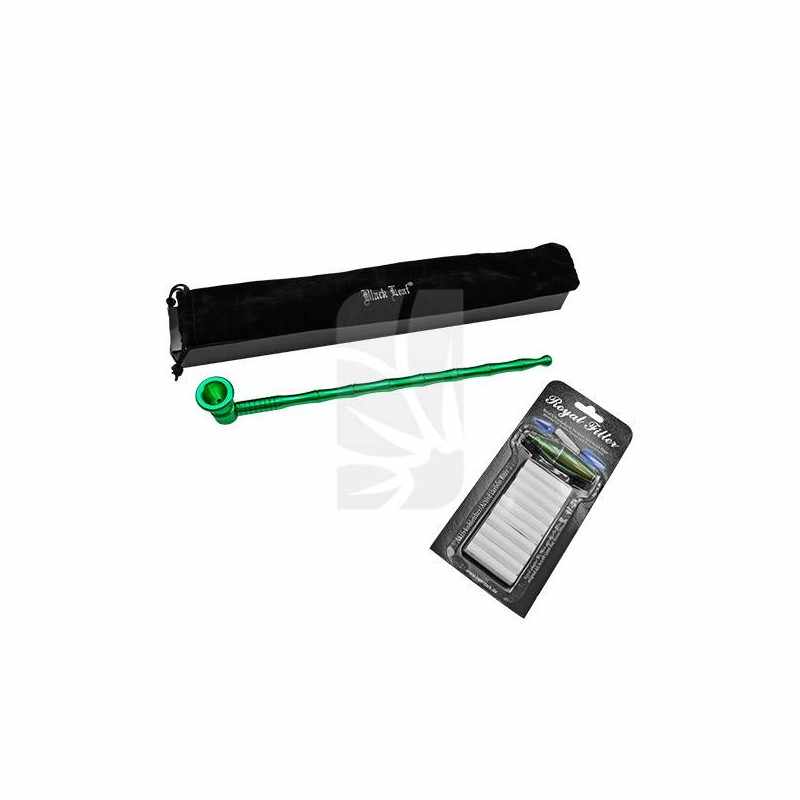 Pipa Aluminio Verde Adaptador Filtro 252 mm. Pipa Aluminio Verde Adaptador Filtro 252 mm.