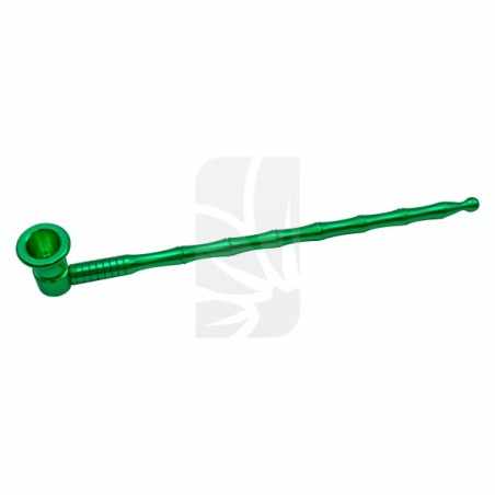 Cachimbo de Alumínio Verde com Adaptador para Filtro 252 mm