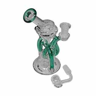 Bong de Medusa  para extracciones de cristal de 17 cm