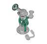 Bong Medusa de cristal para extracciones 170 mm. Bong Medusa de cristal para extracciones 170 mm.