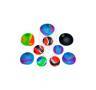 QNUBU Multicolor Silicone Bowl (10 pcs)