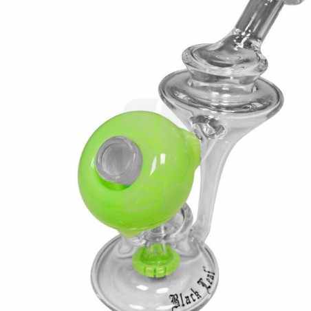 Bong de cristal 165 mm. Verde