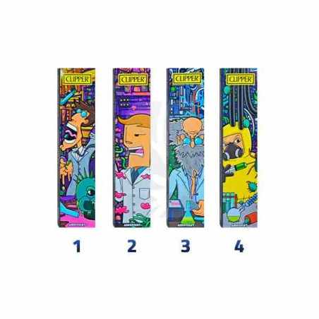 Papeles de Liar Crazy Scientist Ryo Slim con Tips de CLIPPER