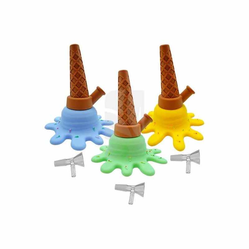 Ice Cream Silikon-Bong 14,5 cm Ice Cream Silikon-Bong 14,5 cm