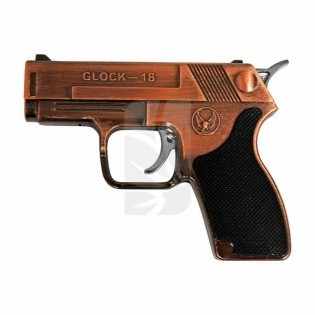 Mechero pistola Glock 18 Bronce