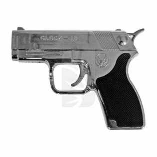 Mechero pistola Glock 18 Plata