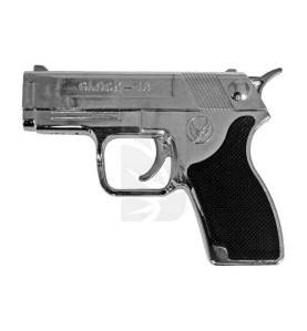 Mechero pistola Glock 18 Plata