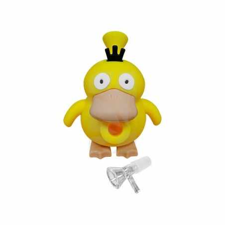 Bong de Silicone Pato 12 cm
