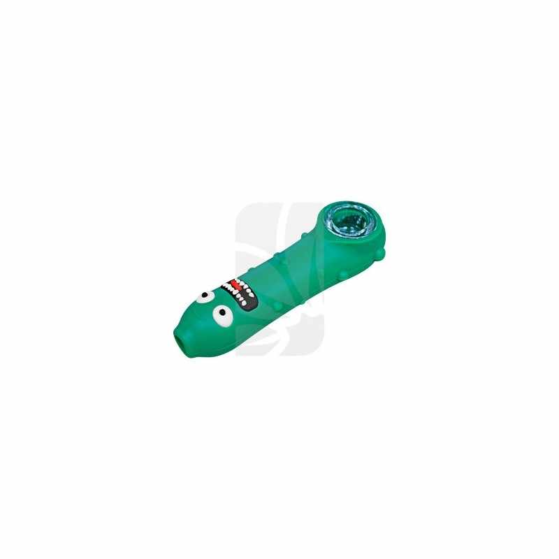 Pipa de silicona PR Verde Pipa de silicona PR Verde