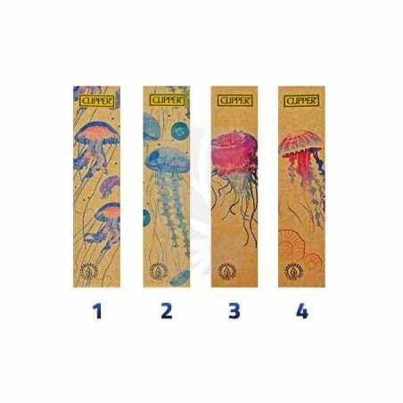 Papeles de Liar Pure Jellyfish Ryo K.S. Slim con Tips de CLIPPER