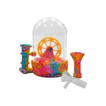 Bong de Silicona Spinning Wheel
