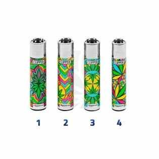 Comprar MECHERO CLIPPER LARGE FLUO LEAVES barato