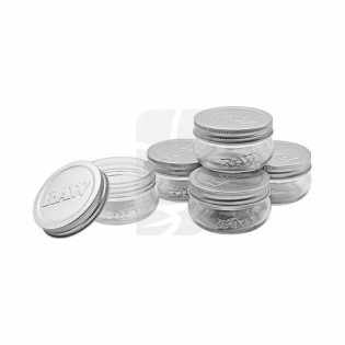 RAW Mason Glass Jar 177 ml – 5 Units