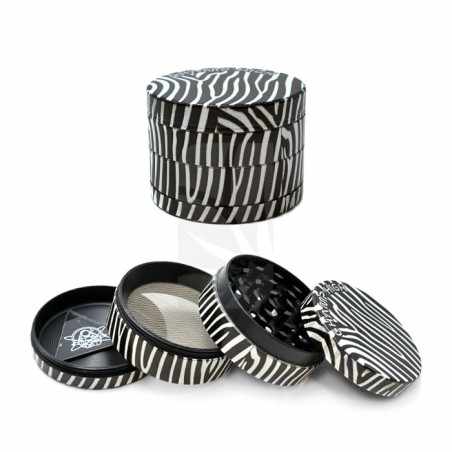Cheap Grinder Animal Skin 50 mm. Zebra 4 parts