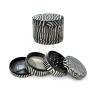 Grinder Animal Skin 50 mm. Sebra 4 partes Grinder Animal Skin 50 mm. Sebra 4 partes
