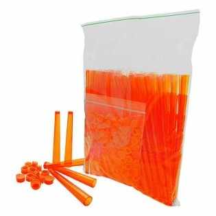 Acrylic Tube Storage Orange 100 Units