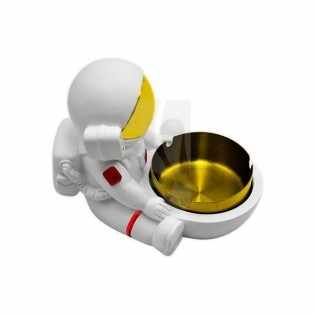 Cinzeiro Astronauta Dourado