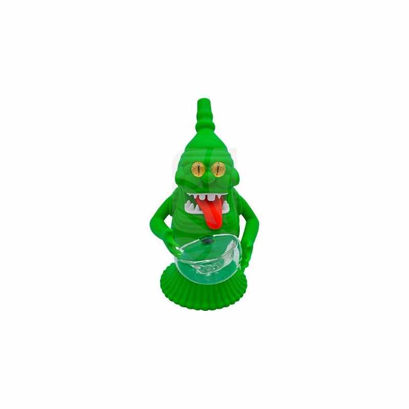 Bong de Silicona Fantasma Verde Bong de Silicona Fantasma Verde