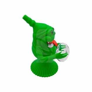 Green Ghost Silicone Bong