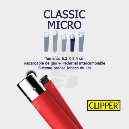 Micro CLIPPER Metallic Pastel