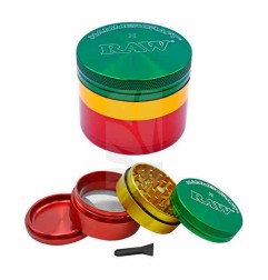 RAW M Hammercraft Rasta Grinder 4 Parts