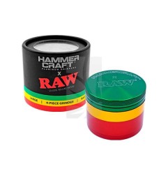 Grinder Rasta 4 parts M RAW and Hammercraft ✨ BUY