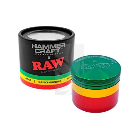 Grinder Rasta 4 parts M RAW and Hammercraft ✨ BUY