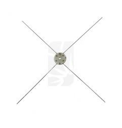 Recambio cuchilla cruzada peladoras 60,96 cm. (24") 2 Unidades