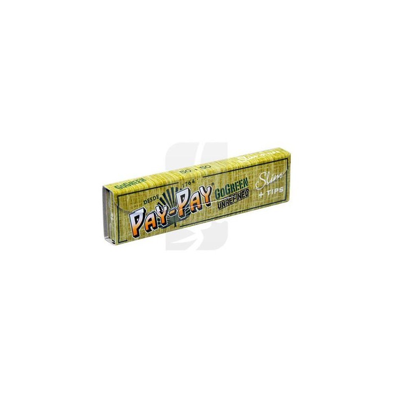 Pay-Pay Go Green Slim 110 mm. + Tips Pay-Pay Go Green Slim 110 mm. + Tips
