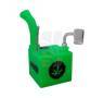 Green Silicone Kube Bong