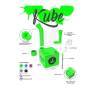 Kube Silicone Bong Camouflage