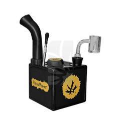 Bong KUBE en Negro de Silicona de PieceMaker