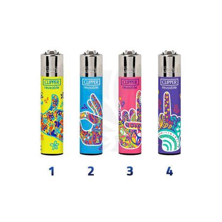 CLIPPER Lighter Hippie Hands 2 ☮️ BUY Cheap