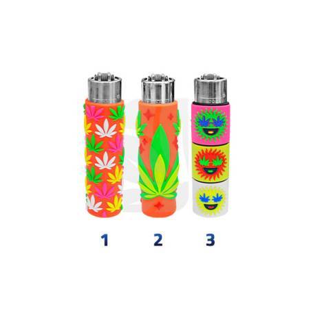 CLIPPER Lighters Pop Leaves 16 with Large Case ✨ BUY