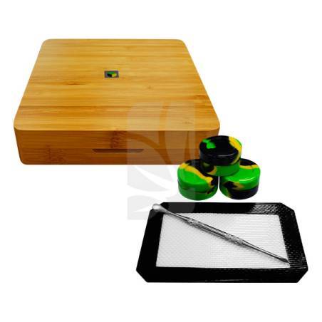 Bamboo Dab Kit Box 19x18x4 cm